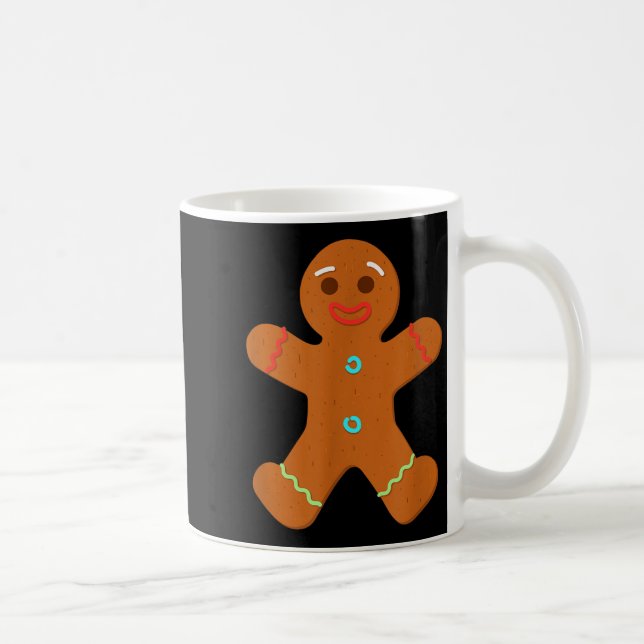 Gingerbread Man Christmas Cookie Baking  Kaffemugg (Höger)