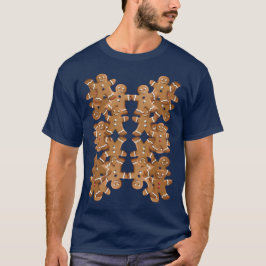 Gingerbread Man Christmas Cookie Holiday Baking T Shirt