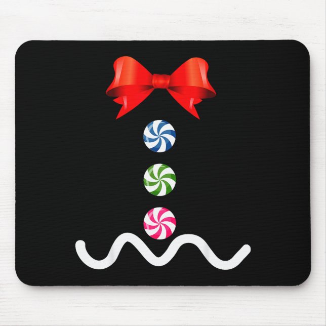 Gingerbread Man Christmas Costume Cookie Baking  Musmatta (Framsidan)