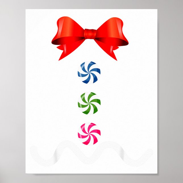 Gingerbread Man Christmas Costume Cookie Baking  Poster (Framsidan)