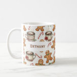 Gingerbread man cookie Hot Chocolate Holiday gift  Kaffemugg<br><div class="desc">From silly jokes to serious romantic statements, MiKa Art Zazzle shop has something for everyone. Canadiana, Japanese gifts, jewellery, cases for electronic devices, fun buttons, mug cups, ornaments, cards and posters….. Please take some time and look around. You may even find something you didn’t know you wanted! I’m curious about...</div>
