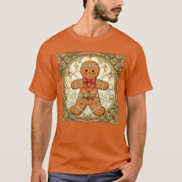 Gingerbread Man Cookies Festive Christmas T Shirt