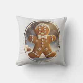 Gingerbread Man Cookies Whimsical Christmas Kudde