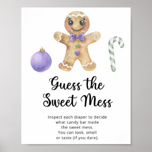 Gingerbread man - gissa det söta kaoset poster