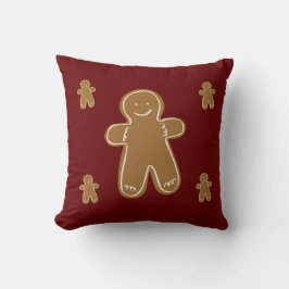 Gingerbread Man Holiday Jul Kudde
