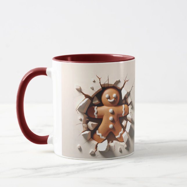 Gingerbread Man Jul Mugg (Vänster)