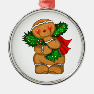 Gingerbread Man Julgransprydnad Metall