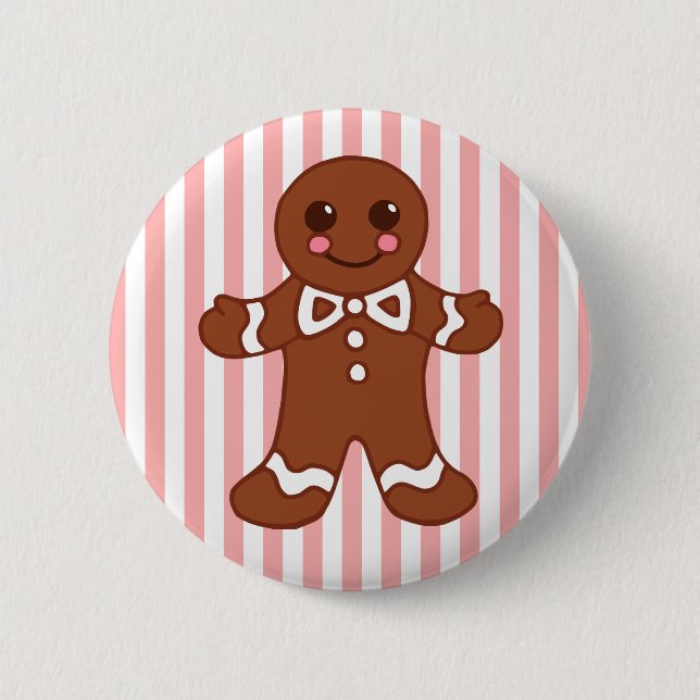 Gingerbread Man-knapp Knapp (Framsida)