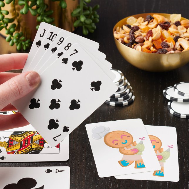 Gingerbread Man-kock med spritsats Casinokort (Skapare uppladdad)