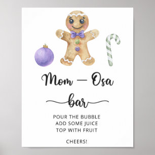 Gingerbread man \ Mamma-osa bar Poster