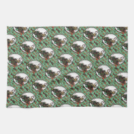 Gingerbread Man- Mint Kökshandduk