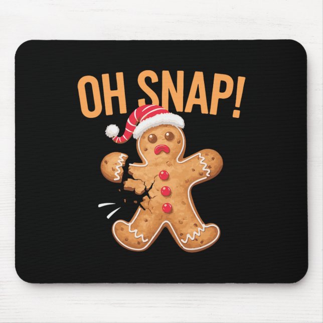 Gingerbread Man Oh Snap Jul  Musmatta (Framsidan)