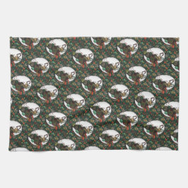 Gingerbread Man: Pine Kökshandduk