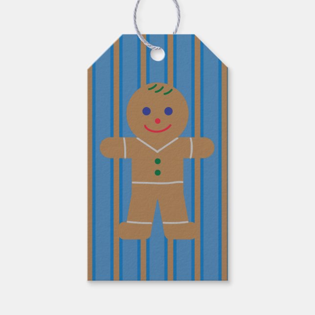 Gingerbread Man Presentetikett (Framsidan)