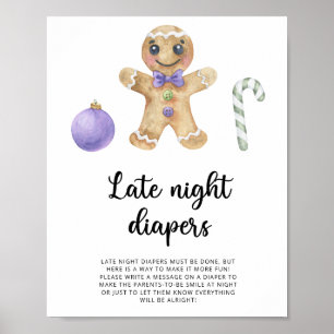 Gingerbread man \ Sängvätningsspel Poster