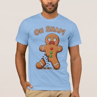 Gingerbread Man slutligen knäckt Roligt jul T Shirt