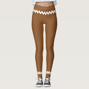 Gingerbread Man-strumpbyxor Leggings