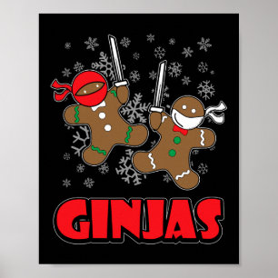 Gingerbread Man Tröja - Jul i juli presenter Poster
