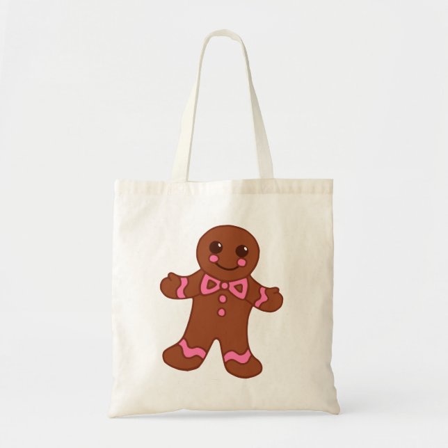Gingerbread Man-väska Tygkasse (Framsidan)