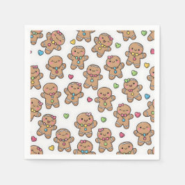 Gingerbread Men Julservetter Pappersservett