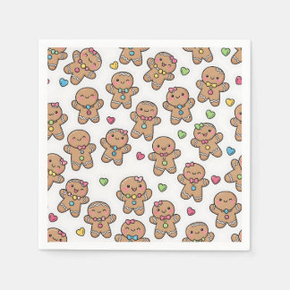 Gingerbread Men Julservetter Pappersservett