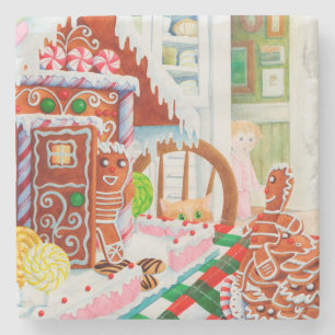 GINGERBREAD ÖVERPRISE Marble Underlägg