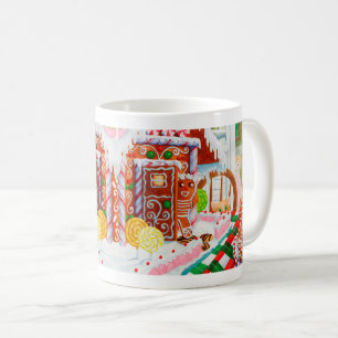 GINGERBREAD ÖVERRASKNING Vit mugg