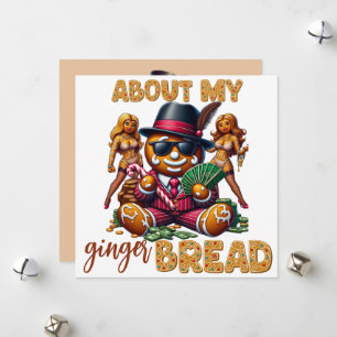 Gingerbread Pimp Rolig Urban Julkort