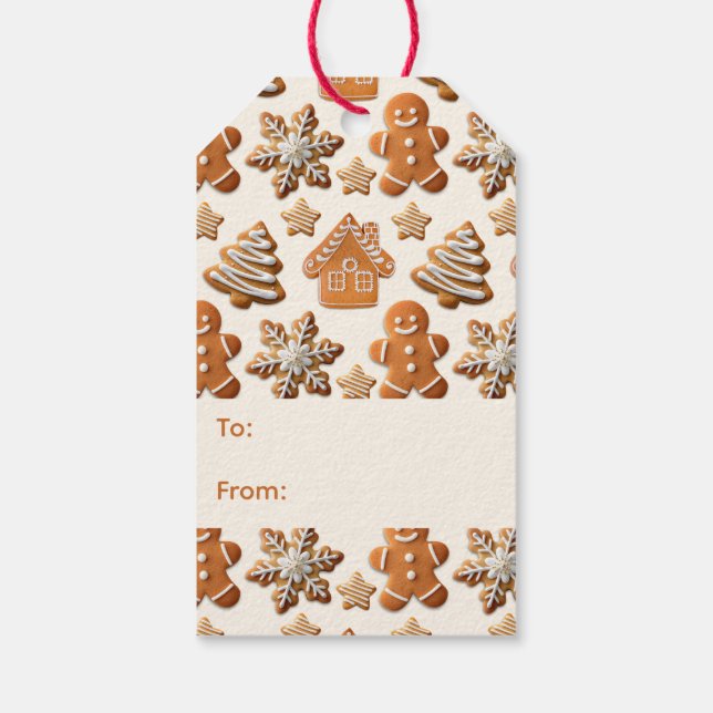 Gingerbread Presentetikett (Baksidan)