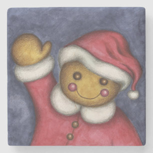 Gingerbread Santa Stenkojs Stenunderlägg