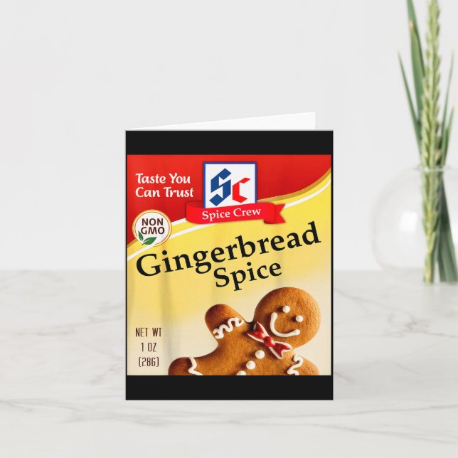 Gingerbread Sce Condiment Sce Costumes Group Match Kort (Framsida)