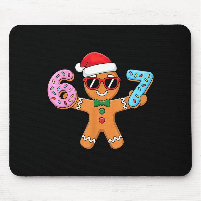 Gingerbread Six Seven 67 Ice Cream Drip Christmas  Musmatta (Framsidan)