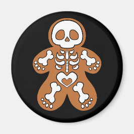 Gingerbread Skeleton Man Magnet