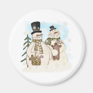 GINGERBREAD SNÖGUBBE MAGNET