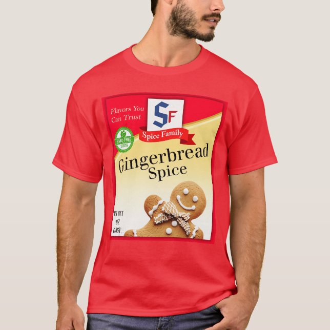 Gingerbread Spice Group Costume Family Matching Ou T Shirt (Framsida)