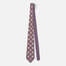 Gingerbread Stars Spiced Plum Neck Tie Slips