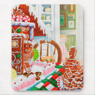 GINGERBREAD SURPRISE Mousepad Musmatta
