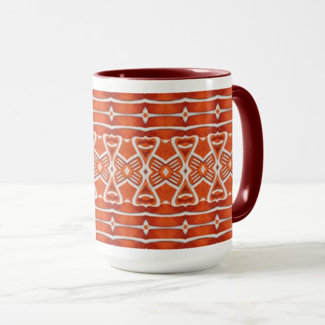 GINGERBREAD Tall Maroon Combo Mugg (Framsida höger)