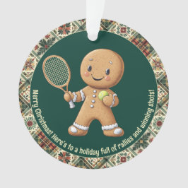Gingerbread Tennis Grand Slam 🎾🎄anpassad text