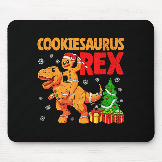 Gingerbread Trex Dinosaur For Christmas Gingerbrea Musmatta (Framsidan)