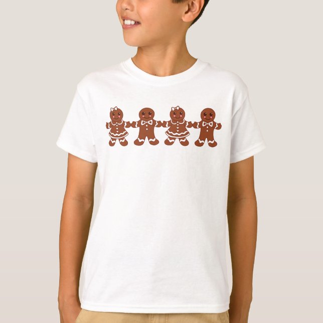 Gingerbread-tröja T-shirt (Framsida)