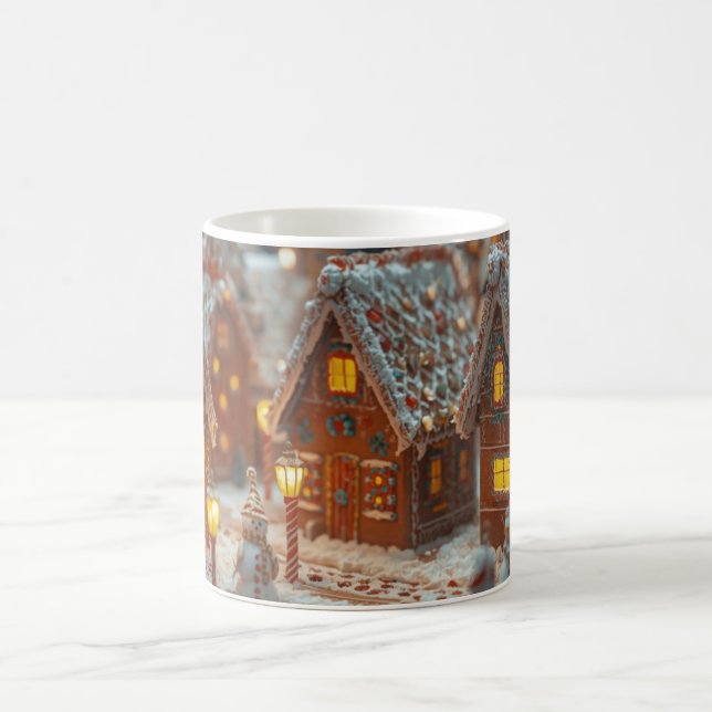 “Gingerbread Village Glow Mug” Kaffemugg (Center)