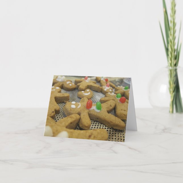 gingerbreadare helgkort (Framsida)