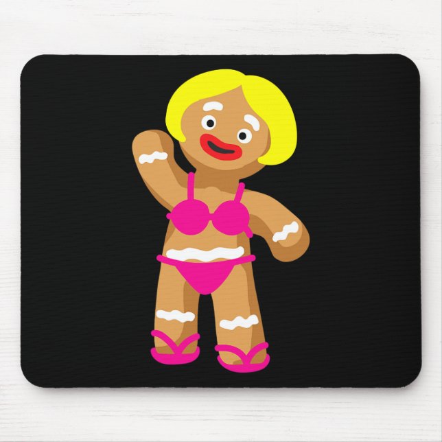 Gingerbreadkvinna i bikini jul i juli del musmatta (Framsidan)