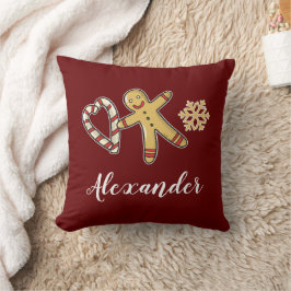 Gingerbreadman Kärlek Dekorativ kudde