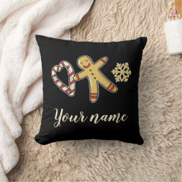 Gingerbreadman Kärlek Dekorativ kudde