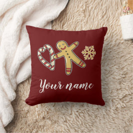 Gingerbreadman Kärlek Dekorativ kudde