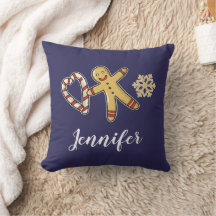 Gingerbreadman Kärlek Dekorativ kudde