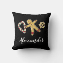 Gingerbreadman Kärlek Dekorativ kudde