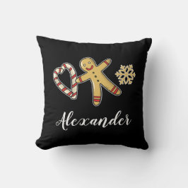 Gingerbreadman Kärlek Dekorativ kudde
